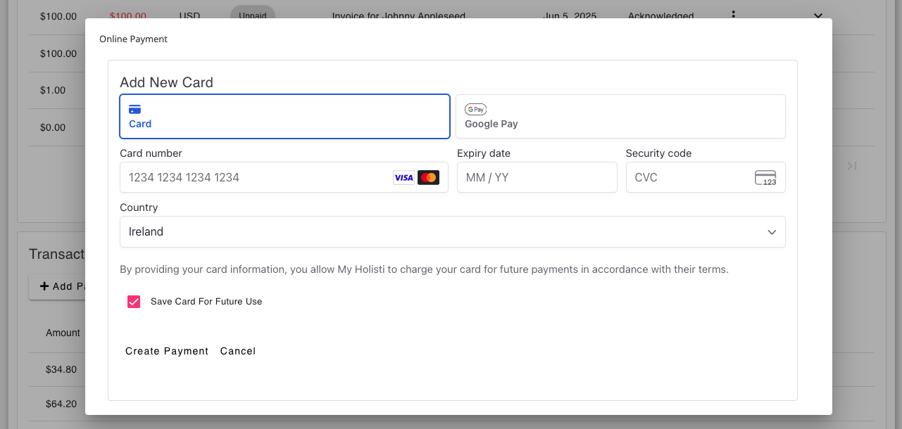 Payment 3